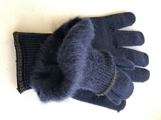 Купить оптом (ПОД ЗАКАЗ: 7-10 дней) Перчатки полушерстяные зимние с начесом 10 кл. ЛЮКС 40-45 г., от производителя в Москве, с доставкой