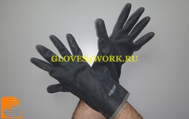 Перчатки кислотощелочестойкие КЩС тип 1 (АЗРИ) по оптовым ценам в Москве от производителя, с доставкой