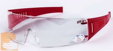 Очки защитные из поликарбоната  прозрачные СТАНДАРТ (дужки АБС пластик) по оптовым ценам в Москве от производителя, с доставкой
