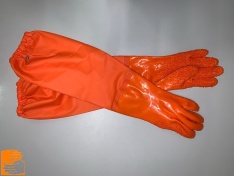 Купить оптом 01.02.2023+++++Перчатки для рыбообработки с крошкой с пришивными нарукавниками, от производителя в Москве, с доставкой