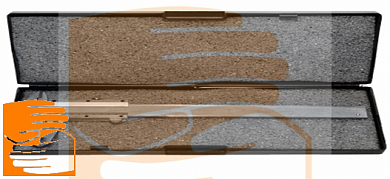 Штангенциркуль с глубиномером (деления 0,02 мм, металлический, в кейсе), 150мм по оптовым ценам от производителя, с доставкой