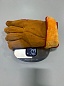 Перчатки спилковые комбинированные утепленные (акриловый мех) ВОСТОЧНЫЕ (упаковка120 пар)