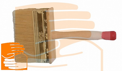 Кисть макловица (щетина натуральная, деревянная ручка), 30x70 по оптовым ценам от производителя, с доставкой