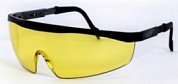 Купить оптом Очки защитные из поликарбоната желтые ЛЮКС (с регул. длины дужки АБС пластик), от производителя в Москве, с доставкой