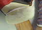 Перчатки кожаные комбинированные утепленные РАДУГА ЛЮКС (мебельная кожа)