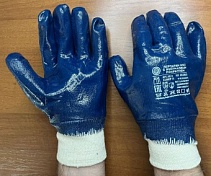 Купить оптом Перчатки трикотажные х/б с полным нитриловым покрытием мягкий манжет р. 11 (упаковка 288 пар), от производителя в Москве, с доставкой